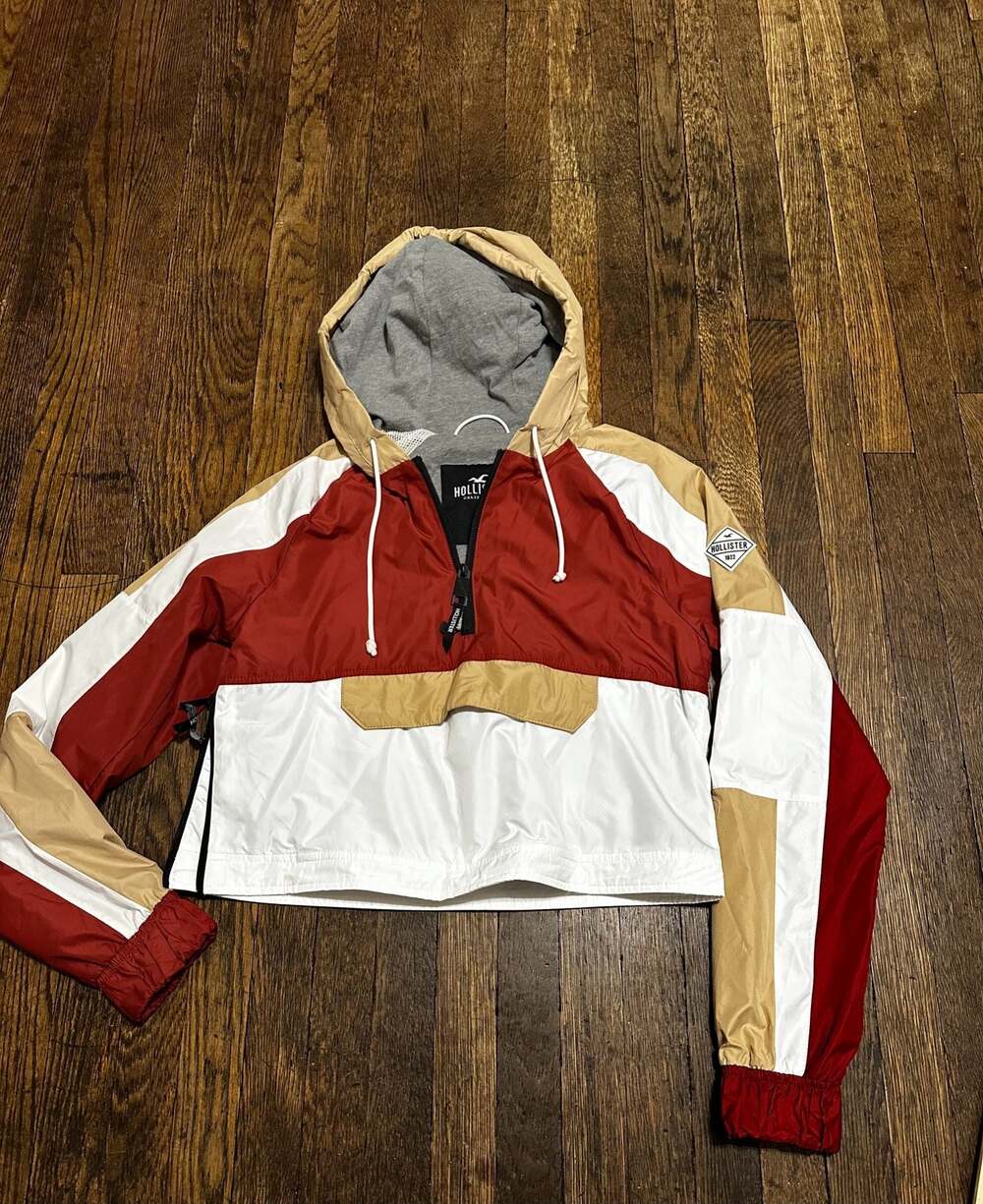Hollister Colorblock Half-Zip Anorak Jacket Women's XS